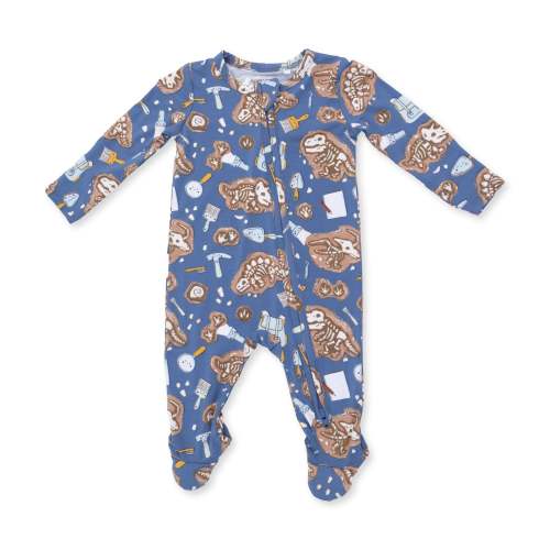 Glow in the Dark Dino Dig - 2 Way Zipper Footie – Angel Dear