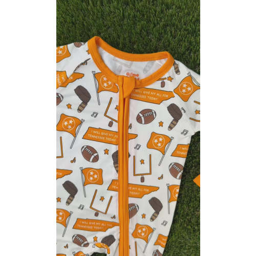 Tennessee Traditions Zip Pajama – Game Day Tots