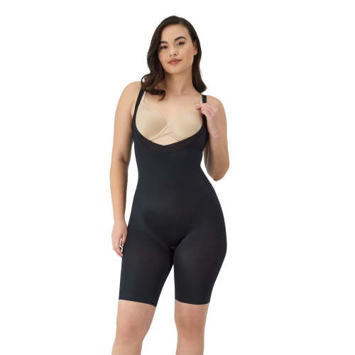 Maidenform Women’s Shapewear Extra Firm Mid-Thigh Bodysuit with Tummy Control, Sizes up to 3XL