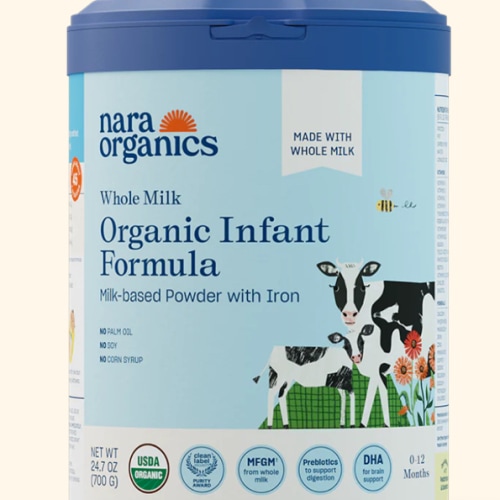 Organic Whole Milk Infant Formula – Full size cans – Nara Organics