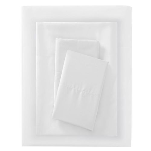 Twin/Twin XL Microfiber Sheet Set White - Room Essentials™: Polyester, Peached, OEKO-TEX Certified