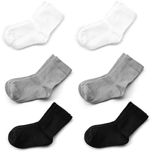 Silky Toes Infant Bamboo Socks Baby Boy Girl Gift Set- 6 Pairs