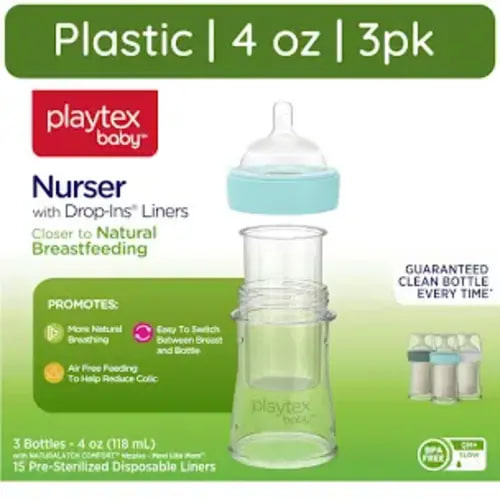 Playtex Nurser Bottles with Drop-In Liners