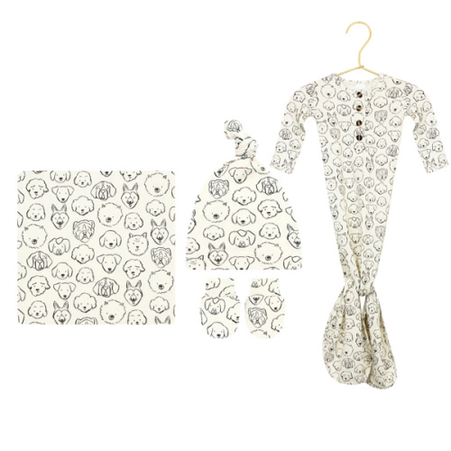 Dane Newborn Hat Bundle (Gown)