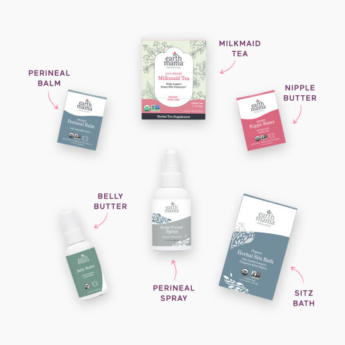Earth Mama Postpartum Recovery & Breastfeeding Gift Box