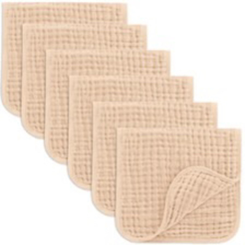 Muslin Burp Cloths in Cream – Comfy Cubs
