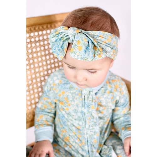 Convertible Zip Pajamas - Blue Meadow – Goosies