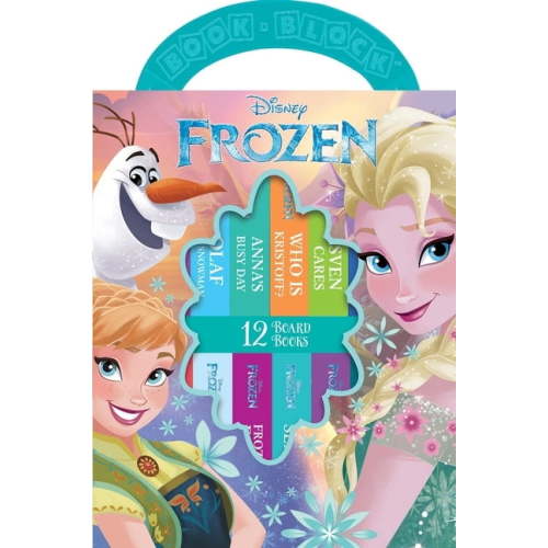 PI Kids, Disney Frozen: 12 Board Books, 12 Book Set, Unisex