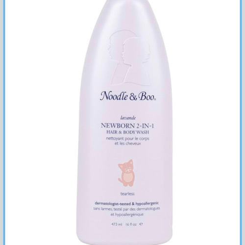 Noodle & Boo Newborn 2-in-1 Baby Shampoo and Body Wash, Tear-Free, Hypoallergenic, Plant-Based Baby Bath Essentials, Moisturizing, pH-Balanced, Vitamin-Enriched, Pediatrician-Tested