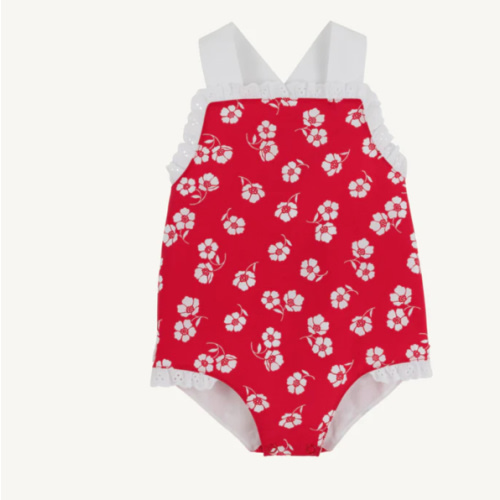 Sisi Sunsuit - Fairfax Flowers with Worth Avenue White
