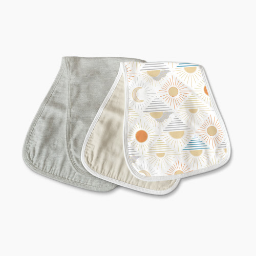 Goumi Kids x Babylist 2 Pack Burp Cloths - Pebble + Celestial