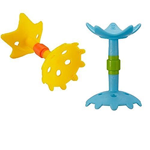 Innobaby EZ Grip Massaging Teether Set - Yellow and Blue Star
