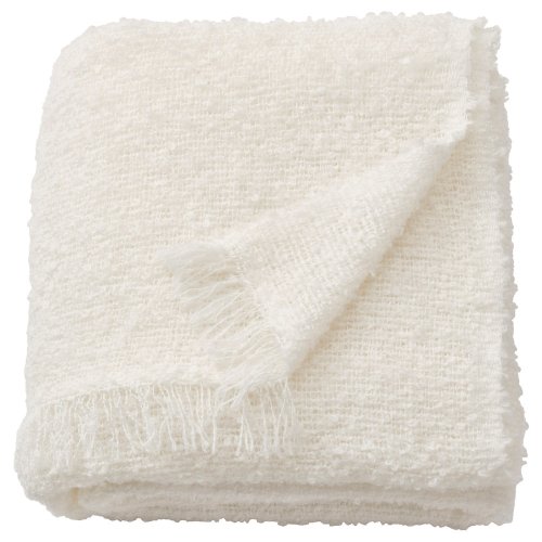 SANDBRODD Throw - off-white 51x67 "