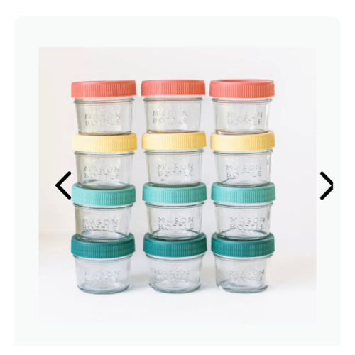 Breastmilk Storage Jar Set – Mason Bottle