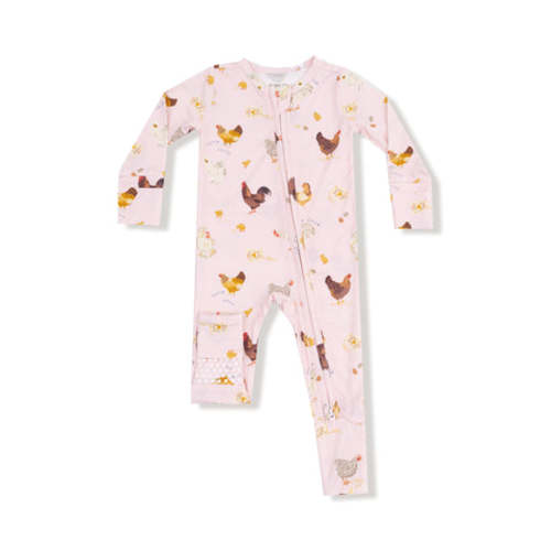 2 Way Ruffle Zipper Footie