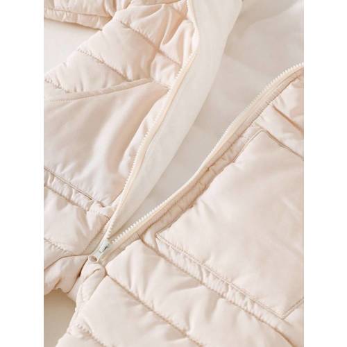 SHEIN Playful Pals 1pc Baby Girls' Winter New 2025 Cloud Stitching Pattern Thermal Lined Hooded Front Open Jumpsuit, Cute Fashion Thick Warm Jumpsuit Fall | SHEIN USA