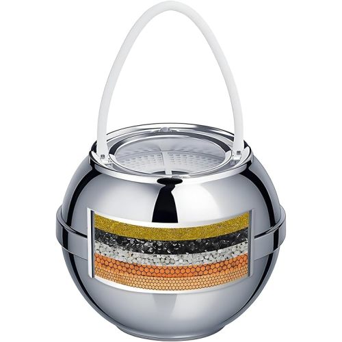 Beati Faucet Bath Filter for Tub - Kinder Water Filter for Bathtub, Hard Water Softener to Remove Lead,Chlorine and Fluoride, Improve Skin, Hair and Nails Condition,Chrome