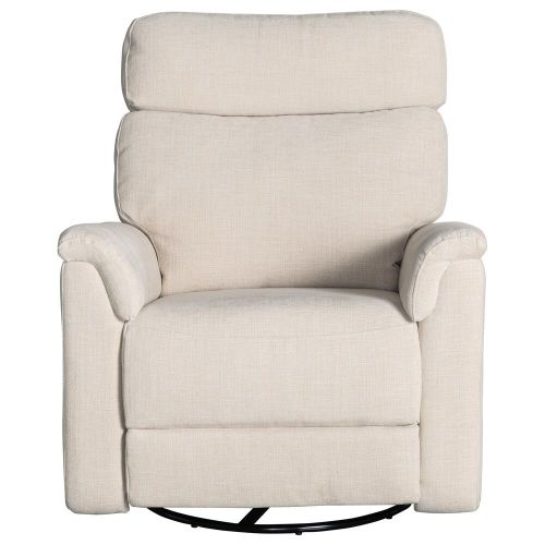 Appleseed Alden Power Swivel Glider Recliner in Oatmeal