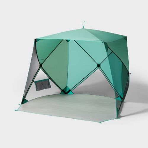 82.6''x70.8'' Beach 4 Person Shelter Green - All In Motion™