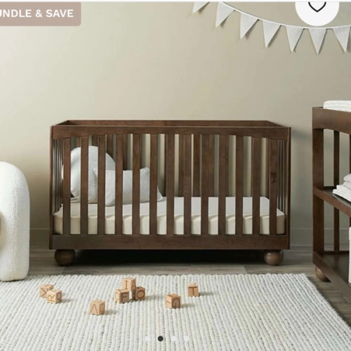 Blake Almond 3-in-1 Conversion Cot Bundle