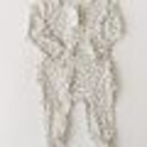 Blooming Blues Ruffled Footie