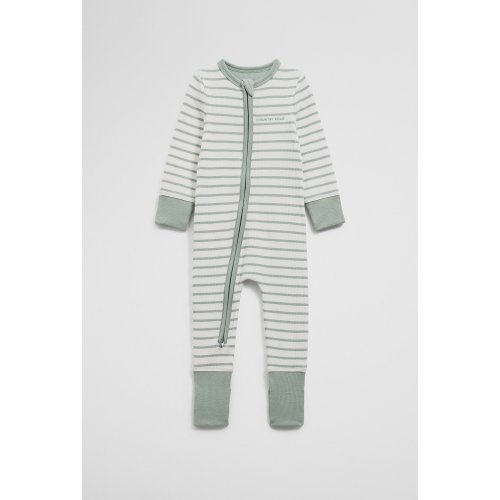 Fern Organically Grown Cotton Stripe Rib Jumpsuit - Jumpsuits & Bodysuits | Country Road
