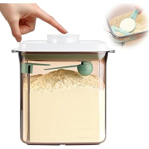 Formula Container 1700ml Airtight Formula Dispenser To Go Milk Powder Containers with Scoop and Scraper Food Storage Container