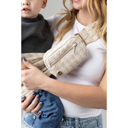 The Monarch Accessory Bag - Houndstooth – Mabē