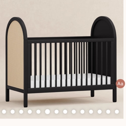Bondi 3-in-1 Convertible Crib with Toddler Bed Conversion Kit