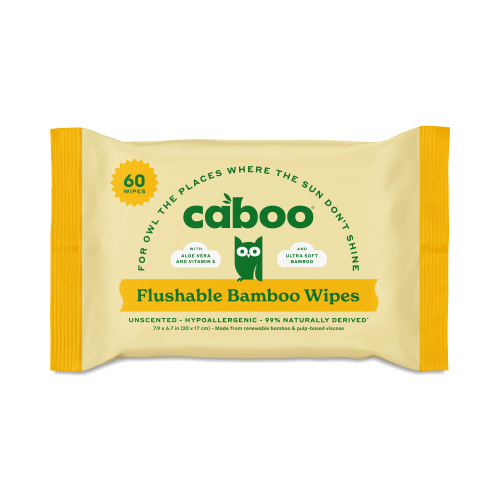 Flushable Bamboo Wipes