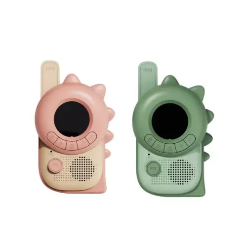 Zoo Walkie Talkie children's walkie talkies - Dino Pink x Dino Green