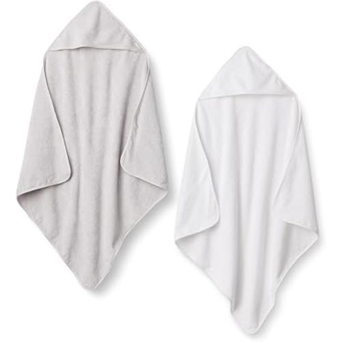 Amazon Essentials x Sofia Grainge Unisex Babies' Hooded Bath Towel