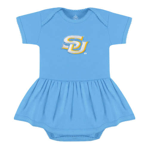 Southern University Jaguars Picot Bodysuit Dress | College Baby