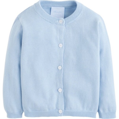 Essential Cardigan, Light Blue - Little English | Maisonette