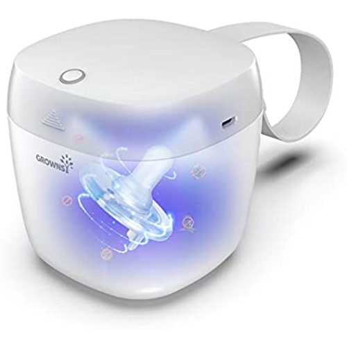 Pacifier Sanitizer U-V-C Portable Sterilizer USB Rechargeable 99.99% Cleaned in 59 Seconds