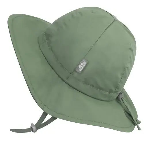 Kids Cotton Floppy Hats | Juniper Green 50+ UPF | Jan & Jul