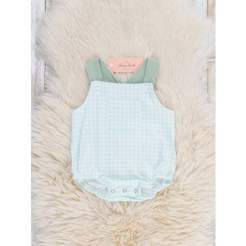 Gingham Days Pocket Bubble Romper
