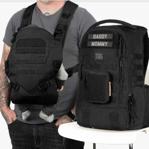 Dadpack - Diaper Bag & Baby Carrier Bundle - Tactical Baby Gear