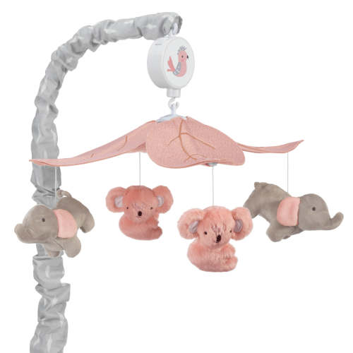 Enchanted Safari Animal Musical Baby Crib Mobile Jungle Soother Toy – Lambs & Ivy
