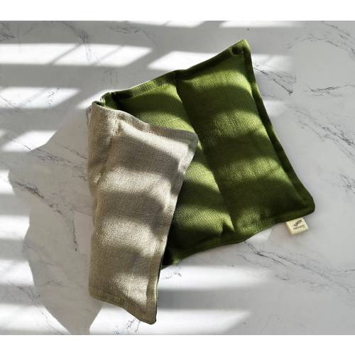 Linen Microwavable Heating Pad | Organic Lavender & Rice | OEKO-TEX certified