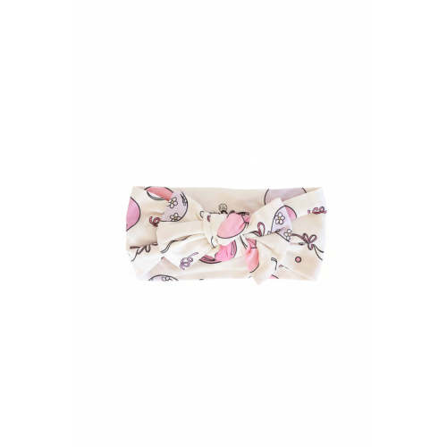 Party Time Knit Large Bow Headwrap | Pink