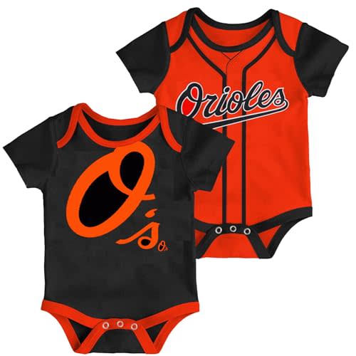 Outerstuff MLB Newborn & Infants 0-24 Months 2 Piece Team Graphic Creeper Bodysuit Romper Set