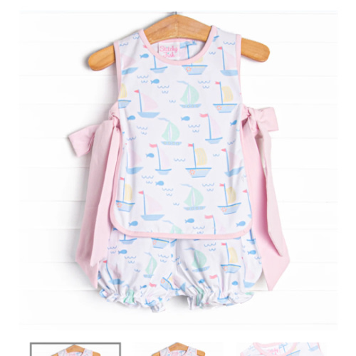 Dock Days Bloomer Set, Pink – Stitchy Fish