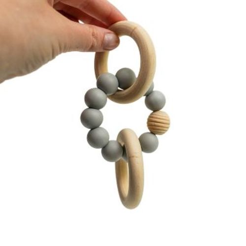Silicone Beaded Teether Bangles