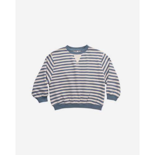 Oversized Crew Marine Stripe