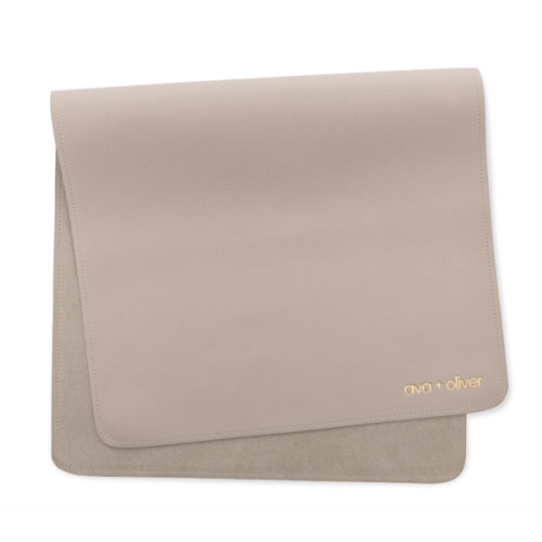 Vegan Leather Changing Mat | Grey – Ava & Oliver