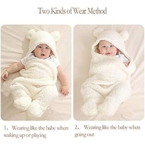 Amazon.com: Nunibum Baby Swaddle Blanket Boys Girls Cute Bear Plush Essential Receiving Blanket Ultra-Soft Newborn Registry Sleeping Wraps for Infant 0-6 Months - Brown : Baby