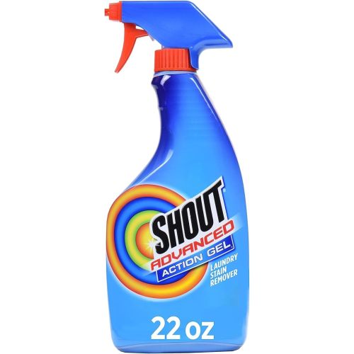 Shout Advanced Laundry Stain Remover Gel for Clothes Laundry, Breaks down stubborn, dried-in, and tough stains - 22oz Spray
