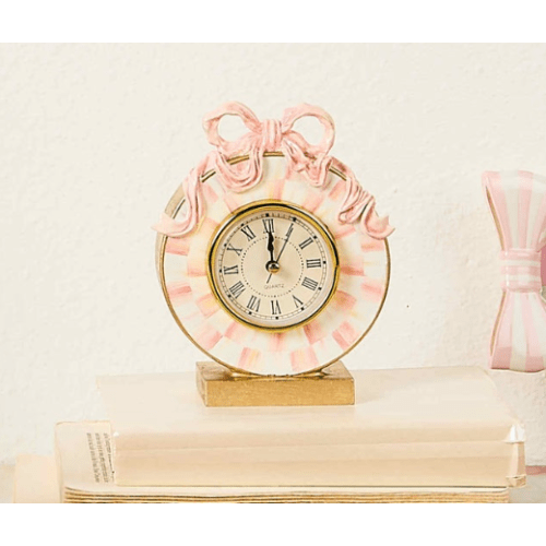 MacKenzie-Childs | It's All About the Bow Desk Clock