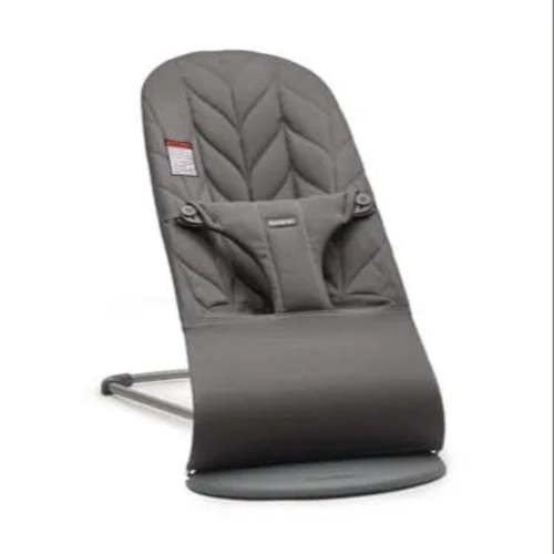 BabyBjörn Bouncer Bliss, Woven, Petal Quilt - Anthracite